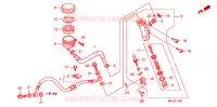 MAITRE CYLINDRE DE FREIN ARRIERE pour Honda CB 1300 SUPER FOUR de 2007