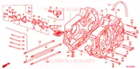 CARTER MOTEUR   POMPE A HUILE pour Honda MONKEY 50 TYPE 7 de 1988