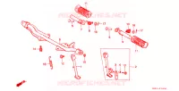 REPOSE PIED pour Honda MONKEY 50 TYPE 7 de 1988