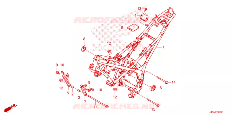 CADRE Honda MOTO 150 CBR 2021  CBR150RAM