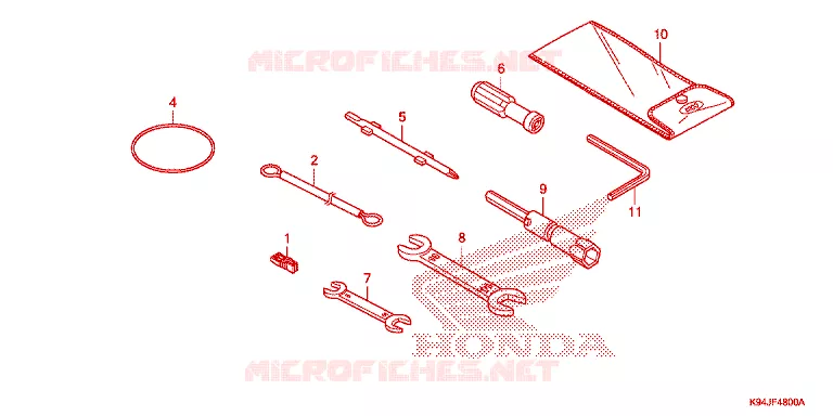 OUTIL Honda MOTO 150 CBF 2020  CBF150NAL_TH