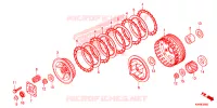 EMBRAYAGE pour Honda CB 150 R ABS de 2018