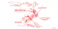 AUTOCOLLANTS pour Honda CB 150 R ABS de 2024