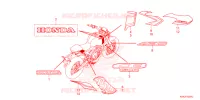AUTOCOLLANTS pour Honda CB 150 R de 2024