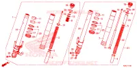 FOURCHE pour Honda CB 150 R de 2024