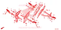 REPOSE PIED pour Honda CB 150 R de 2024