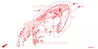 FEUX ARRIERE pour Honda CLICK 125 I Idling Stop Casted Wheels de 2017