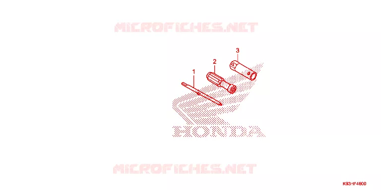OUTIL Honda SCOOTER 110 SCOOPY 2017  ACF110BTH