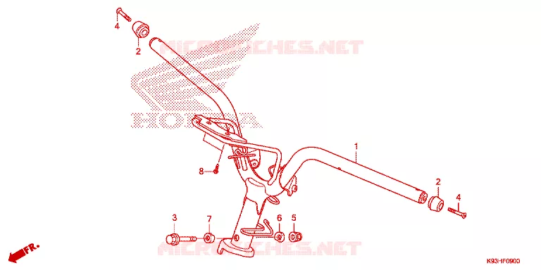 GUIDON Honda SCOOTER 110 SCOOPY 2020  ACF110CBTK_TH