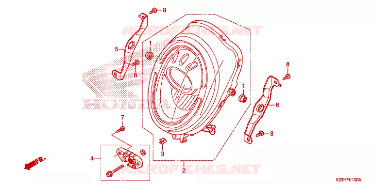 PHARE Honda SCOOTER 110 SCOOPY 2019  ACF110CBTK_TH
