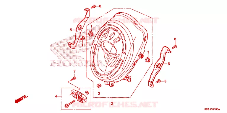 PHARE Honda SCOOTER 110 SCOOPY 2020  ACF110CBTK_TH