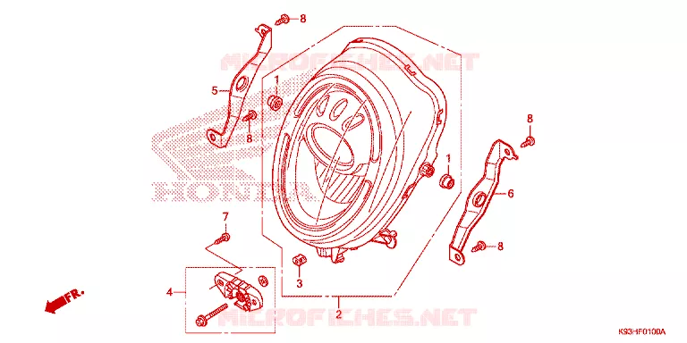 PHARE Honda SCOOTER 110 SCOOPY 2019  ACF110BTK_2TH