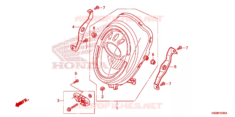 PHARE Honda SCOOTER 110 SCOOPY 2020  ACF110CBTK_TH