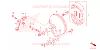 FLASQUE   MACHOIRES DE FREIN ARRIERE pour Honda WAVE 125 Electric start, Spoked wheels de 2024