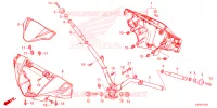 GUIDON   CARENAGE pour Honda WAVE 125 Electric start, Spoked wheels de 2024