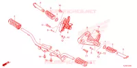 REPOSE PIED pour Honda WAVE 125 Electric start, Spoked wheels de 2024