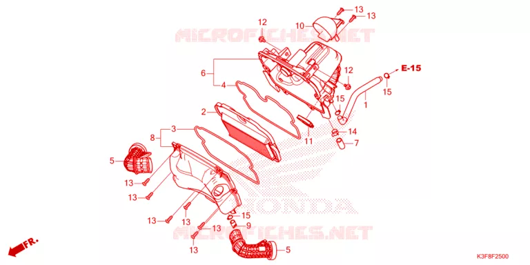 FILTRE A AIR Honda MOTO 125 WAVE 2023  AFS125CSFP