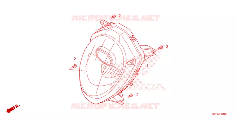 PHARE Honda SCOOTER 110 SCOOPY 2021  ACF110CBTM