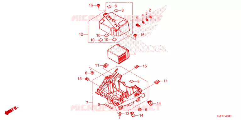 BATTERIE Honda SCOOTER 110 SCOOPY 2021  ACF110CBTM