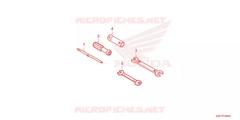 OUTIL Honda SCOOTER 110 SCOOPY 2021  ACF110CBTM_2TH
