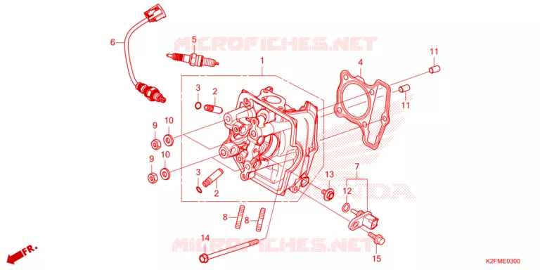 CULASSE Honda SCOOTER 110 SCOOPY 2021  ACF110BTM