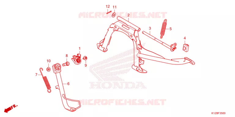 BEQUILLE Honda SCOOTER 150 PCX 2021  WW150HVM