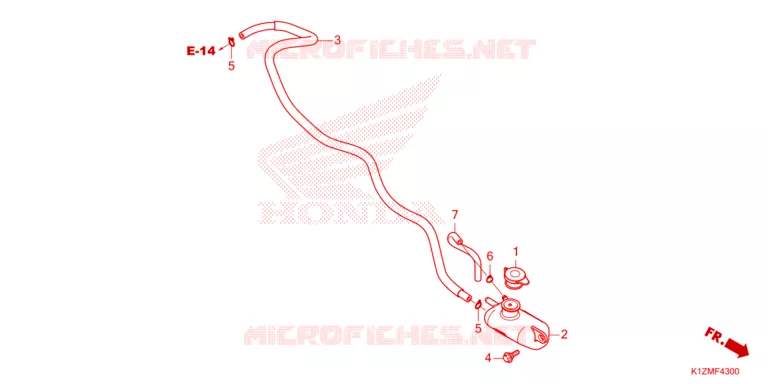 VASE D'EXPANSION Honda SCOOTER 150 PCX 2022  WW150N_CA