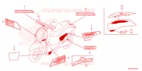 AUTOCOLLANTS pour Honda SCOOPY 110 URBAN TEAM de 2022
