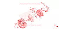 ROTOR   STATOR pour Honda SCOOPY 110 PRESTIGE de 2022