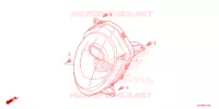 PHARE pour Honda SCOOPY 110 URBAN TEAM de 2022