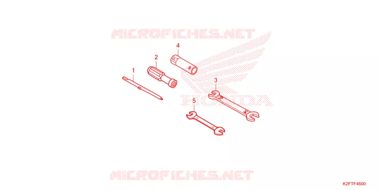 OUTIL Honda SCOOTER 110 SCOOPY 2022  ACF110CBTN