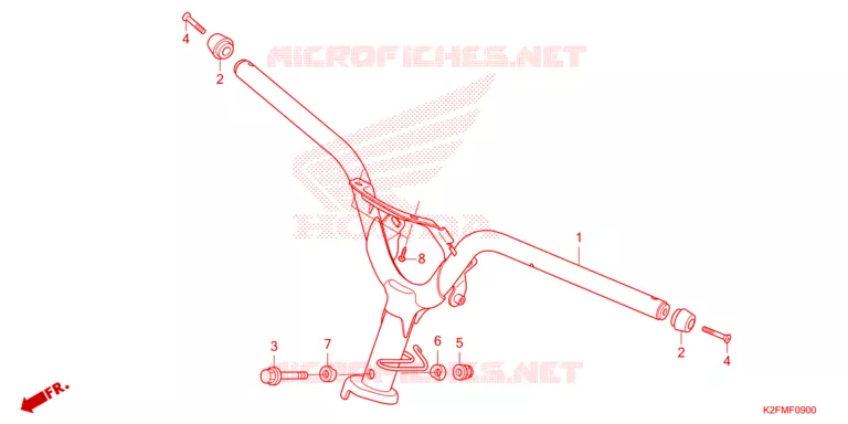 GUIDON Honda SCOOTER 110 SCOOPY 2023  ACF110BTP_2TH