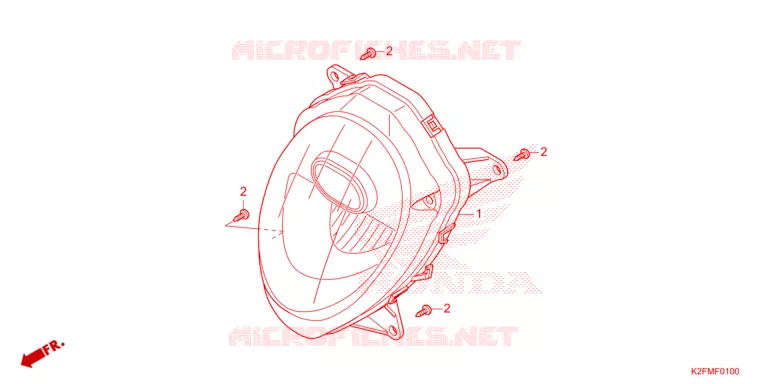 PHARE Honda SCOOTER 110 SCOOPY 2023  ACF110BTP_2TH