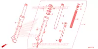 FOURCHE pour Honda SCOOPY 110 PRESTIGE de 2023