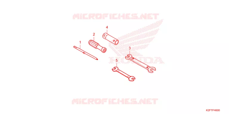 OUTIL Honda SCOOTER 110 SCOOPY 2023  ACF110CBTP_3TH