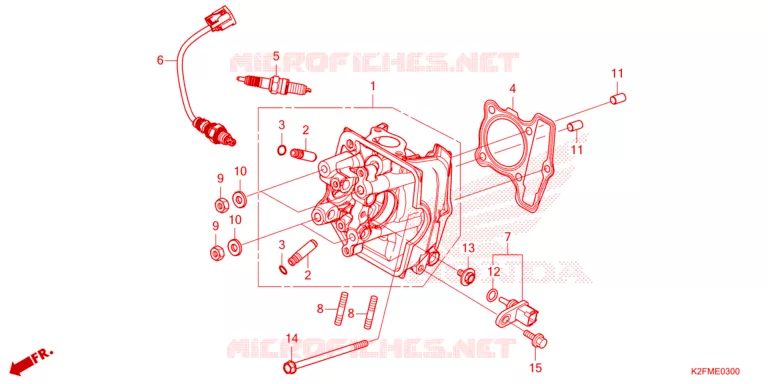 CULASSE Honda SCOOTER 110 SCOOPY 2023  ACF110CBTP_TH