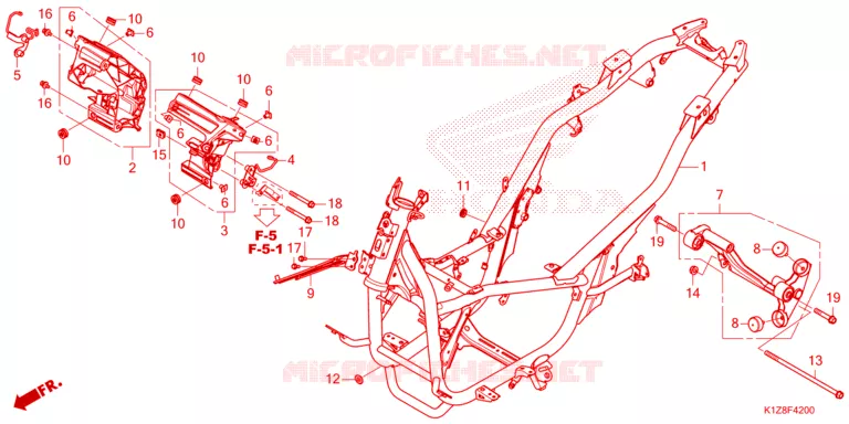 CADRE Honda SCOOTER 160 PCX 2021  WW160M