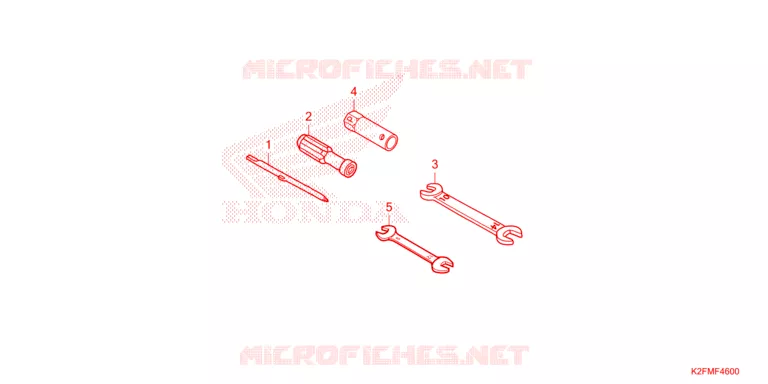 OUTIL Honda SCOOTER 110 SCOOPY 2023  ACF110CBTP_TH