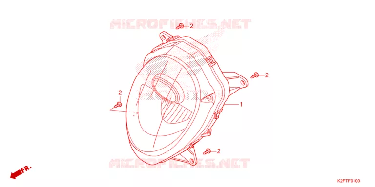 PHARE Honda SCOOTER 110 SCOOPY 2023  ACF110CBTP_TH