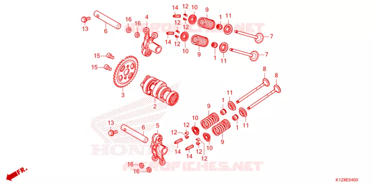 ARBRE A CAMES - SOUPAPE Honda SCOOTER 160 PCX 2021  WW150AM_TH