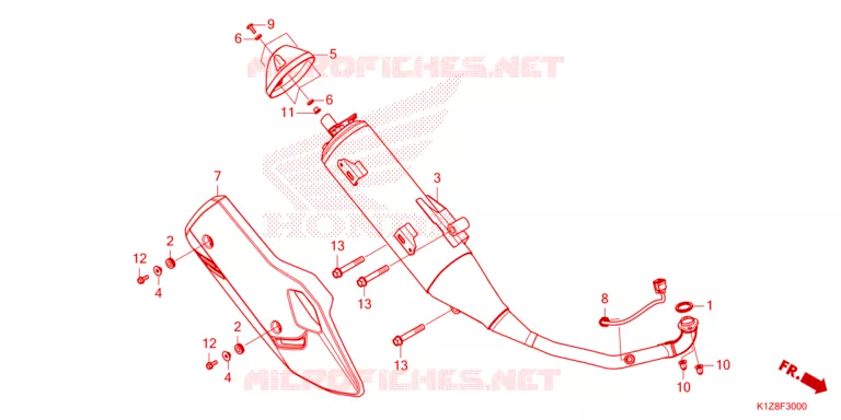 SILENCIEUX D'ECHAPPEMENT Honda SCOOTER 160 PCX 2022  WW150AN_2TH