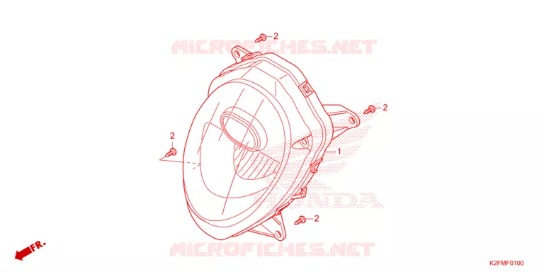 PHARE Honda SCOOTER 110 SCOOPY 2024  ACF110CBTR_TH