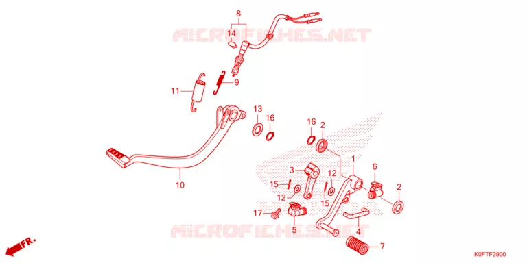 PEDALE Honda MOTO 125 MONKEY 2022  Z125MN