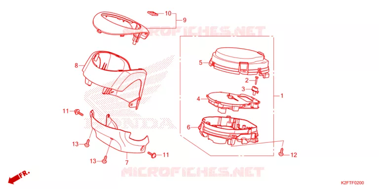 COMPTEUR Honda SCOOTER 110 SCOOPY 2024  ACF110CBTR_TH