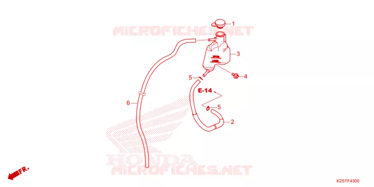 VASE D'EXPANSION Honda SCOOTER 160 CLICK 2024  ACB160CATR