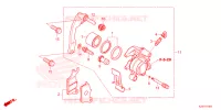 ETRIER DE FREIN AVANT pour Honda CLICK 160 ABS SP de 2024