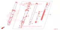 FOURCHE pour Honda PCX 150 de 2022
