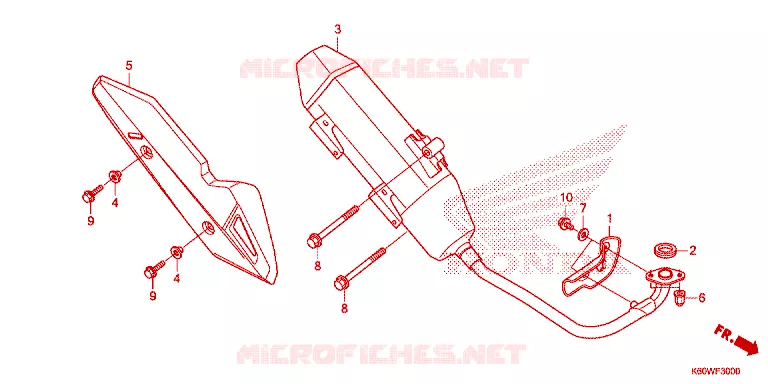 SILENCIEUX D'ECHAPPEMENT Honda SCOOTER 125 CLICK 2019  ACB125BTL