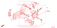 ETRIER DE FREIN AVANT pour Honda CLICK 125 SPOKED WHEELS de 2020