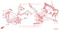 GUIDON   CARENAGE pour Honda CLICK 125 SPOKED WHEELS de 2023